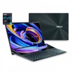 Asus Zenbook Duo 14- Intel Core i7-1165G7 2.8 GHz, 16 GB RAM, 1TB SSD, 2GB NVIDIA GeForceMX450, 12.6" Screen PAD , 14" FHD Touch Screen, Windows 10 Home, Eng-Arb KB, Stylus Pen Blue | UX482EG-HY004T - Image 2