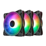 DeepCool CF120 Plus 3 Pack RGB 120mm Fan | DP-F12-AR-CF120P-3P - Image 2