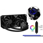DEEPCOOL Gamer Storm CAPTAIN 240EX RGB-AIO CPU Liquid Cooler 240mm RGB Waterblock And LED Strip AURA SYNC Ceramic Bearing Pump Visual Liquid Flow Metal Mounting Kit AM4 Compatible | DP-GS-H12L-CT240RGB - Image 2