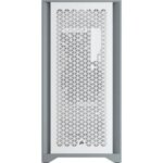 Corsair 4000D AIRFLOW Tempered Glass Mid-Tower ATX Case — White - Image 3