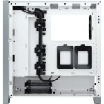Corsair 4000D AIRFLOW Tempered Glass Mid-Tower ATX Case — White - Image 4