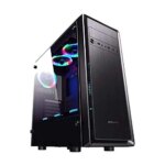 Firstplayer V6 Black Gaming PC Case - 3 RGB Fans | Tempered Glass - Image 5