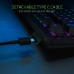 Razer Huntsman Tournament Edition TKL Gaming Keyboard Linear Optical Switches Chroma RGB Lighting - Programmable Macro Functionality - Matte Black | RZ03-03080100-R3M1 - Image 3