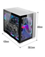 Lian Li PC-O11 Dynamic Mini Tempered Glass Computer Case - Snow White | O11D Mini-W - Image 4