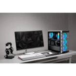 Corsair Crystal ICUE 465X RGB White Steel, Plastic, Tempered Glass ATX Mid Tower Computer Case - White | CC-9011189-WW - Image 9