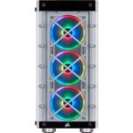 Corsair Crystal ICUE 465X RGB White Steel, Plastic, Tempered Glass ATX Mid Tower Computer Case - White | CC-9011189-WW - Image 7