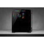 Corsair iCUE 220T RGB  Tempered Glass Mid-Tower Smart PC Case — Black - Image 4