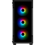 Corsair iCUE 220T RGB  Tempered Glass Mid-Tower Smart PC Case — Black - Image 8