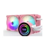 DarkFlash Twister DX-240 ARGB CPU cooler 240mm - PINK