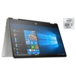 HP Pavilion x360- Intel Core  i7 1165G7  2.8 GHZ, 8GB RAM, 512GB SSD, 14.0" FHD TOUCH-FLIP,  Intel HD Graphics, Wireless, Bluetooth, Camera, Fingerprint, Stylus pen, Windows 10 Home, Eng-Arab Keyboard, Silver Color, 1 Year HP Warranty |DY0000NE-3A2S4EA-SLV