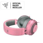 Razer Kraken Gaming Headset Lightweight Aluminum Frame Retractable Noise Cancelling Mic For PC, Xbox, PS4, Nintendo Switch - Quartz Pink | RZ04-02830300-R3M1 - Image 2