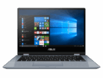 Asus Vivobook Flip 14-  Core I3  10110U  2.10GHZ 4GB Ram ,256SSD, 14.0"Touch N Flip ,Intel HD Graphics | TP412FA-EC043T -SILVERBLUE