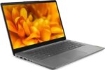 Lenovo IdeaPad 3 - Intel Core I3 1115G4  3.0 GHZ, 4GB RAM, 256GB SSD, INTEL HD, 14.0"FHD, Wireless, Bluetooth, Camera, Finger Pri Windows 10 Home, Eng-Arabic Keyboard, Grey Color, 1 Year LENOVO Warranty |82H700QUAX-GREY - Image 3