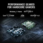 ASUS ROG Zephyrus M16 Gaming Laptop  (i7-12700H/4GB RTX3050TI / 16GB DDR5 / 1TB SSD / 16.0" QHD+ 165Hz )|GU603ZE-LS035W - Image 8