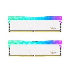 DDR5 RAM | 32 GB 16X2 | 6200 MHz  | V-Color Manta XPrism RGB - White