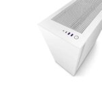 NZXT H7 V1 ATX Mid Tower Gaming Case   White - Image 4