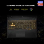 ASUS TUF GAMING FA506ICB-HN127W  Gaming Laptop  | R7-4800H  | RTX 3050 | 16 GB RAM | 1TB SSD | 15.6" FHD 144Hz | FA506ICB-HN127W-BLK - Image 4