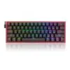 Игровая проводная механическая клавиатура Redragon K617 RGB 60%