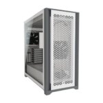Corsair 5000D AirFlow Tempered Glass Mid-Tower ATX Case -  White
