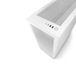 NZXT H7 V1 Air Flow ATX Mid Tower Gaming Case- White - Image 3