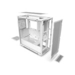 NZXT H7 V1 Air Flow ATX Mid Tower Gaming Case- White - Image 2