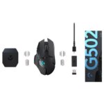Logitech G502 Hero LIGHTSPEED Wireless Gaming Mouse with Adjustable Weight  |910-005565 - Image 4
