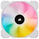 Corsair iCUE SP120 RGB Elite Performance 120mm White PWM Fan - Triple Pack with Lighting Node CORE | CO-9050137-WW - Image 3
