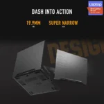 ASUS TUF DASH FX516PC HN558W-GREY  | intel Core i5 11300H 2.5GHZ | 4GB RTX 3050 |8GB RAM| 512 GB SSD| 15.6" FHD 144Hz | 2 Years Warranty | Grey Color |HN558W-GREY - Image 3