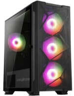 Abkoncore C550  Mini Case Premium Tempered Glass 3 RGB Fans - Image 4