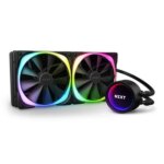 NZXT Kraken X63 RGB 280mm With RGB Fans CPU Liquid Cooler | RL-KRX63-R1