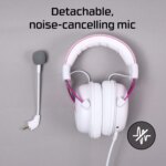 HyperX Cloud II Gaming Headset For PC, PS4 ,PS5,Xbox- Pink | KHX-HSCP-PNK - Image 3