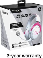 HyperX Cloud II Gaming Headset For PC, PS4 ,PS5,Xbox- Pink | KHX-HSCP-PNK - Image 2