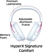 HyperX Cloud II Gaming Headset For PC, PS4 ,PS5,Xbox- Pink | KHX-HSCP-PNK - Image 7