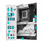 Asus ROG Strix Z690-A  DDR5 GAMING WIFI Intel LGA1700 12th Gen Motherboard - Image 4