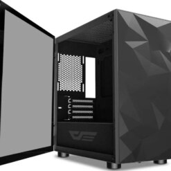 DarkFlash DLM21 Micro ATX Mini ITX Tower Gaming Case - Black