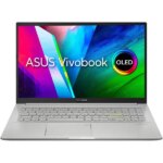 Asus Vivobook 15 K513EQ i7 Laptop - Intel i7 1165G7  2.8 GHZ,16GB ,1TBSSD, 15.6  FHD  OLED  ,BT+CAM+FP, Silver | K513EQ-OLED007W