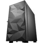 DarkFlash DLM21 Micro ATX Mini ITX Tower Gaming Case - Black - Image 4