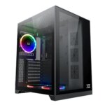 Xigmatek Aquarius S Arctic 3X ARGB Fans Tempered Glass Gaming Case - Black | EN46539