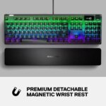 SteelSeries Apex Pro Mechanical Gaming Keyboard, Adjustable Actuation Switches, OLED Smart Display, RGB Backlit - Black - Image 5