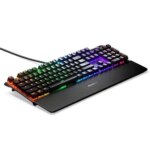 SteelSeries Apex Pro Mechanical Gaming Keyboard, Adjustable Actuation Switches, OLED Smart Display, RGB Backlit - Black - Image 10