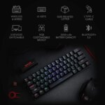 Redragon K530 Draconic 60% Wireless Mechanical Gaming Keyboard - Black - Image 3