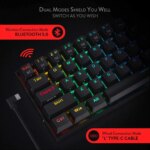 Redragon K530 Draconic 60% Wireless Mechanical Gaming Keyboard - Black - Image 4