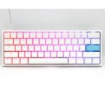 Ducky One 2 Mini Cherry Red RGB Switch English/Arabic Gaming Keyboard - White