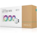 DeepCool LE720 360mm A-RGB AIO Liquid Cooler - White | R-LE720-WHAMMN-G-1