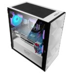DarkFlash DLM21 Micro ATX Mini ITX Tower Gaming Case -White - Image 2