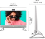 Dell Inspiron 5410 All in One - 23.8-inch FHD Touchscreen , Intel Core i5-1235U, 8GB DDR4 RAM, (256GB SSD+1TB HDD)  Nvidia MX 550 , Intel Wi-Fi 6E, Windows 11 Home |INS-1305 - WHITE - Image 5