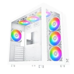 Xigmatek Aquarius PRO With 7 RGB Fans ATX Mid-Tower - White