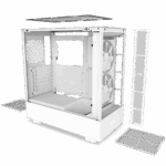 NZXT H5 Elite RGB Gaming PC Case  - White - Image 3