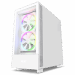 NZXT H5 Elite RGB Gaming PC Case  - White - Image 5