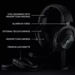 Logitech G Pro  X Wireless Lightspeed Gaming Headset- Black |  981-000907 - Image 2